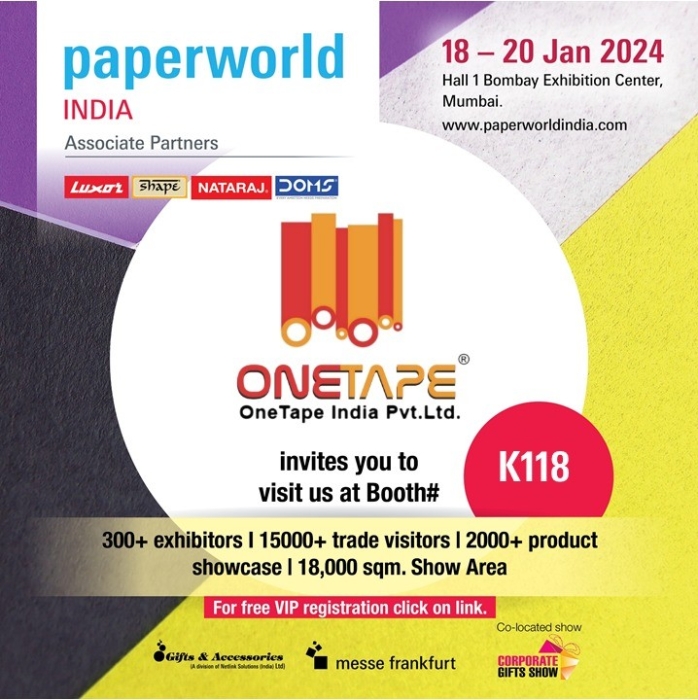 PAPERWORLD INDIA-2024-MUMBAI - Onetape India